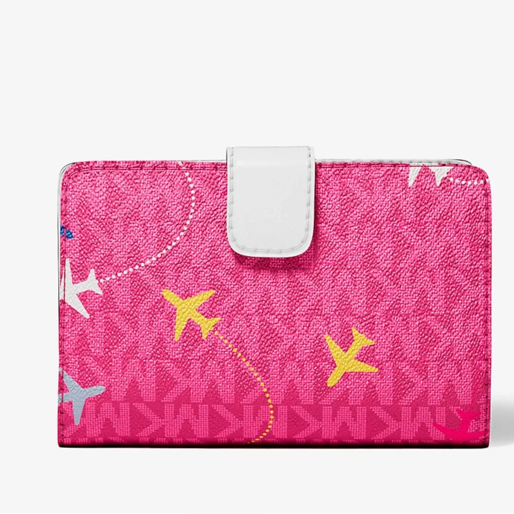 Michael Kors Jet Set Travel Md Printed Signature Logo Bi-Fold Wallet
Dragonfruit - Picture 5 of 16